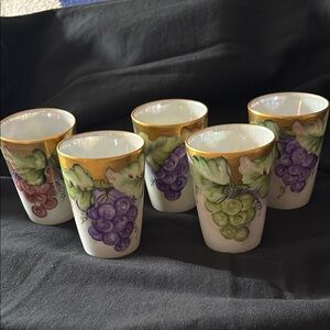 Limoges France - Set of 5 Glasses